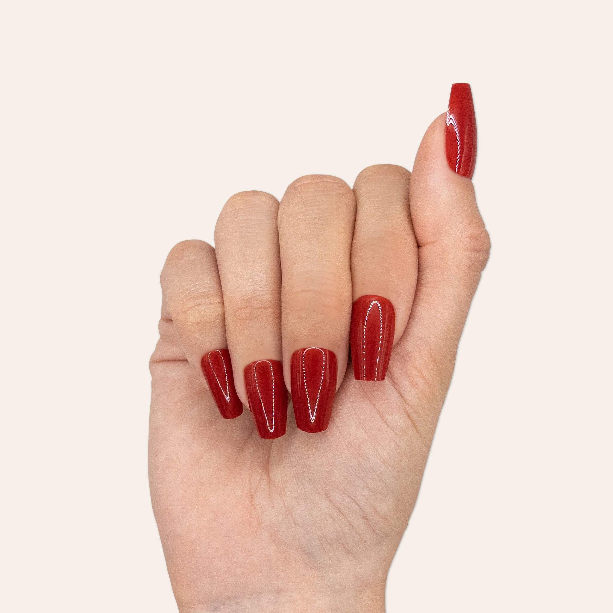 Red Press On Nails