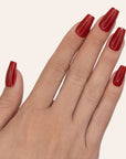 Red Press On Nails