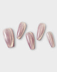 brb coffin press on nail sets cateye purple