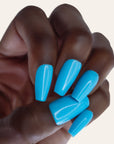 Aqua Press On Nail Set 