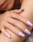 Call Me Maybe - Purple Press On Nails